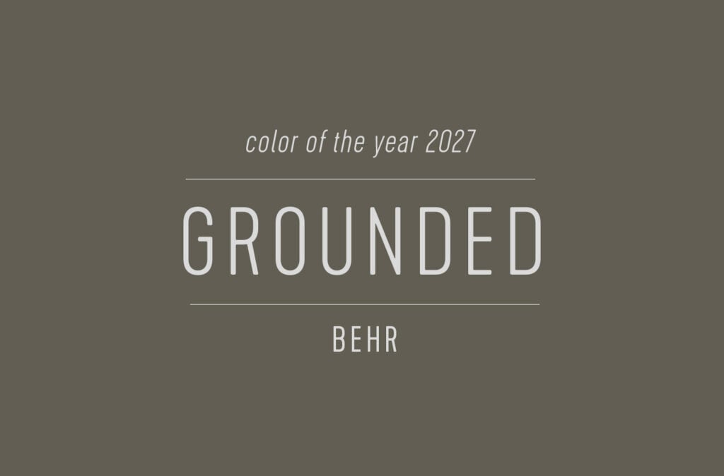 Swatch of Behr Color of the Year 2027 Grounded