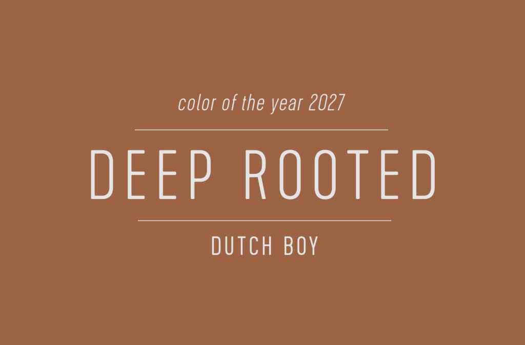 Swatch of Dutch Boy Color of the Year 2027 Deep Rooted
