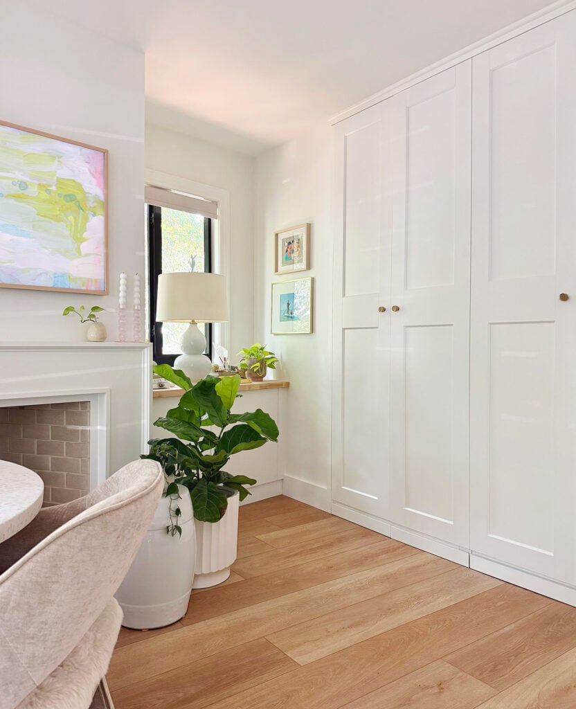 New Bathroom Hidden Behind Ikea Closet Doors