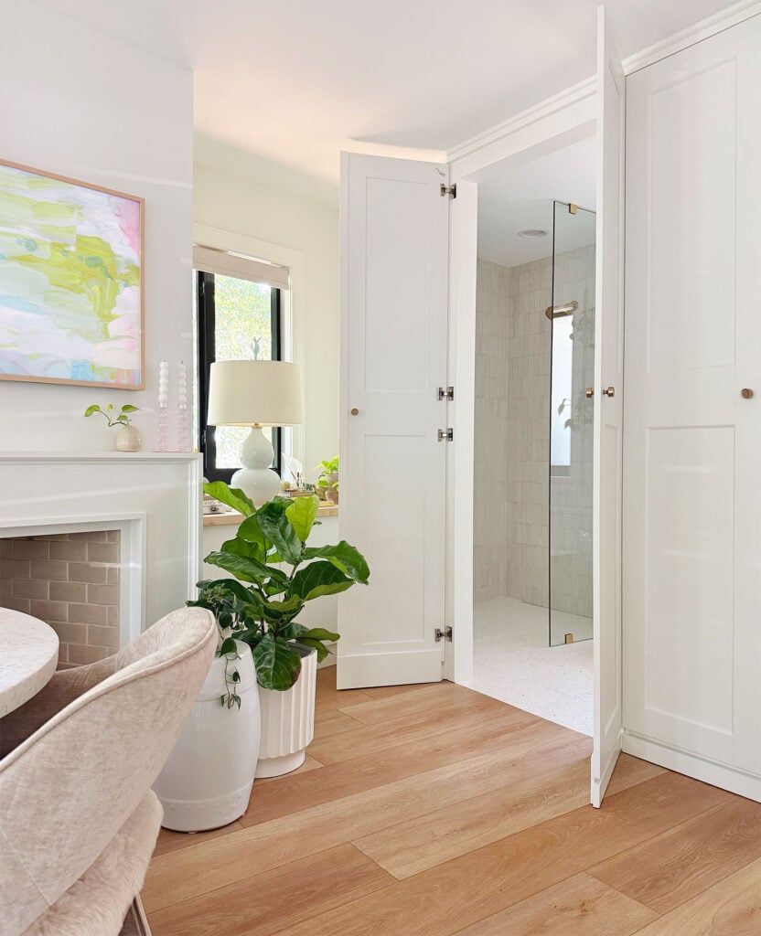 Ikea Pax Doors Open To Hidden Bathroom