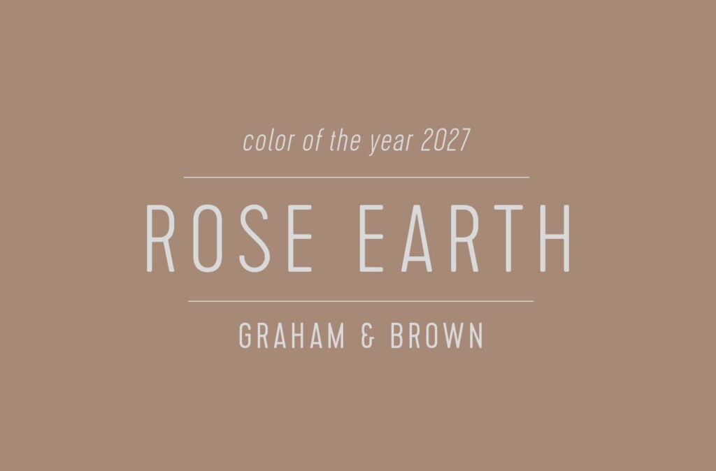 Swatch of Graham & Brown Color of the Year 2027 Rose Earth